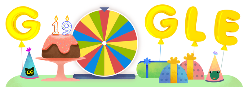 Google Birthday Surprise Spinner