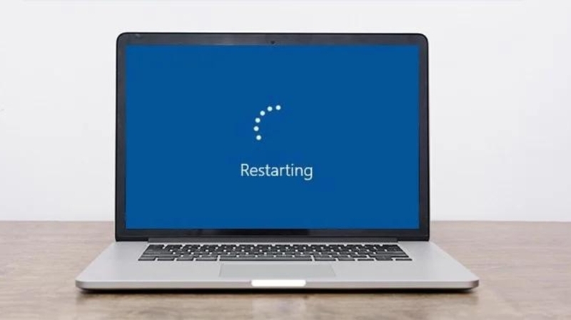 khoi dong lai may tinh