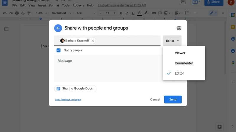 Cộng tác và chia sẻ tài liệu trên Google Docs