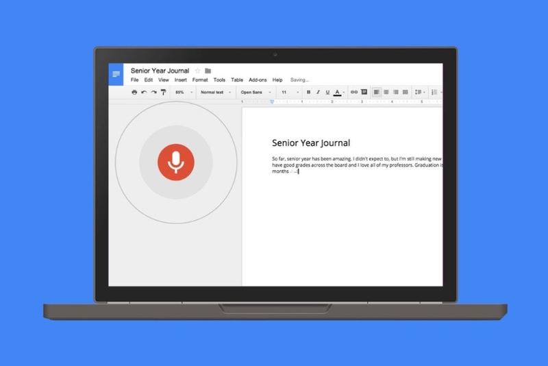 Google Docs voice typing 2