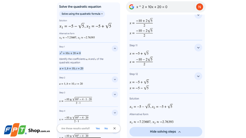 Cách Google giải toán bằng camera 5
