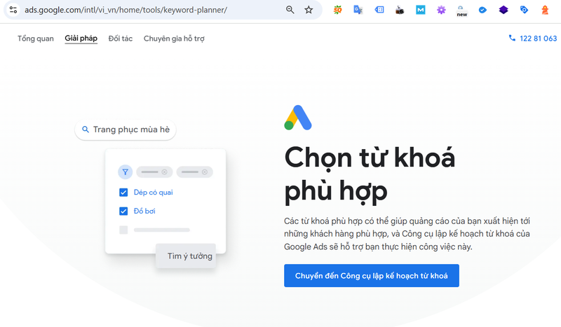 google keyword tool ảnh 1