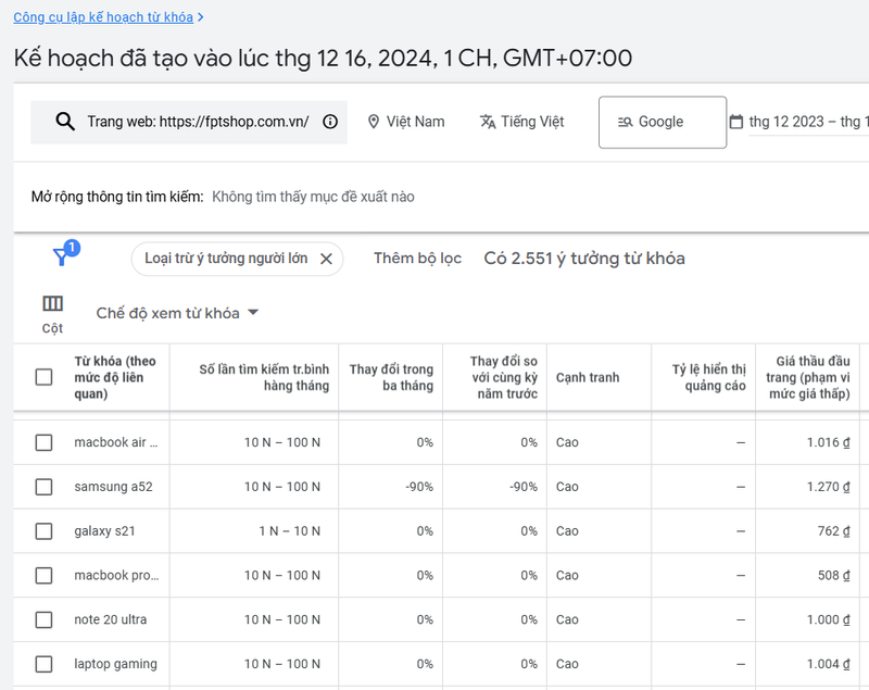 google keyword tool ảnh 124