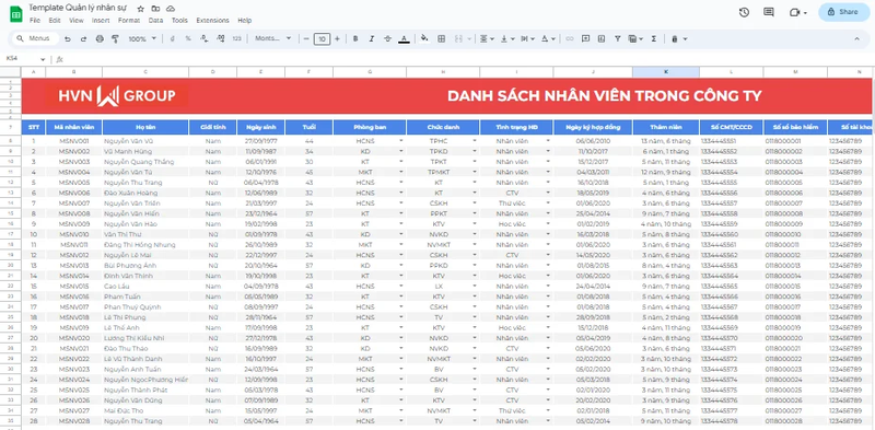 mau quan ly nhan su