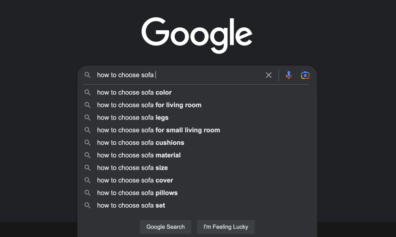 duoc mat khi su dung google suggest