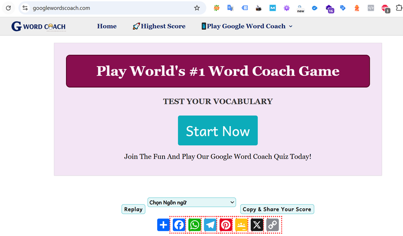 google word coach ảnh 2