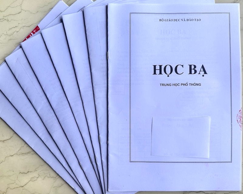 Bản sao học bạ THPT