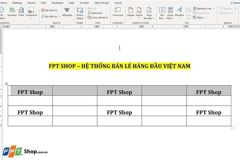 Gộp ô trong Word - Ảnh 04