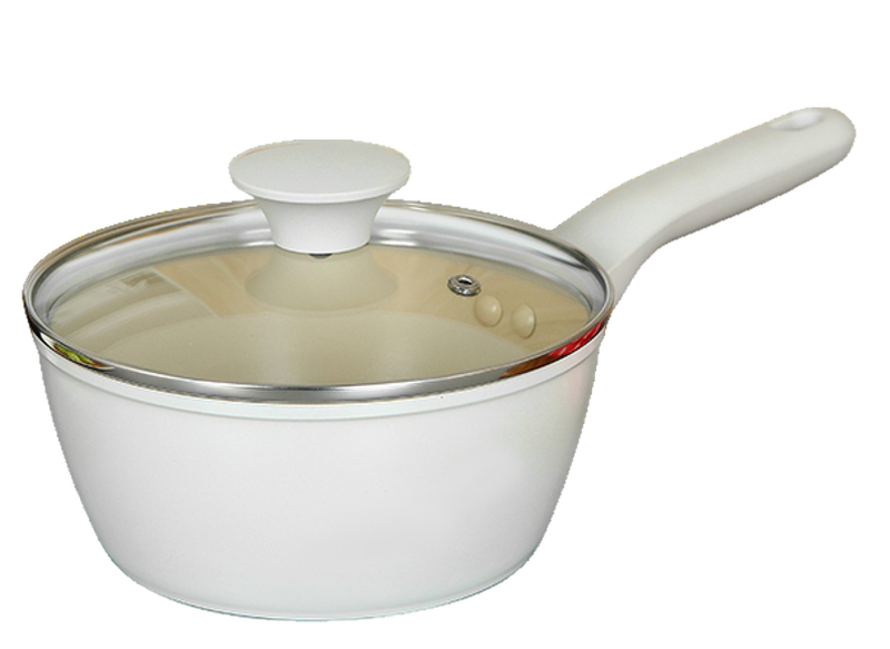 Bộ 3 nồi nhôm 5 lớp chống dính nắp kính Green Cook GCS227-T1 - hình 6