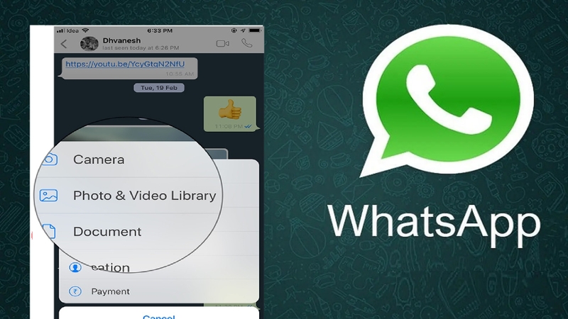 gửi nhiều hình ảnh cùng lúc trên WhatsApp 3