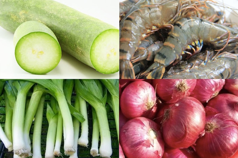 Chia sẻ hai cách làm canh tôm nấu bí (hình 1)