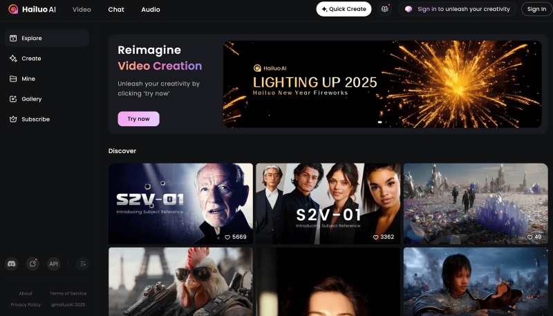 Hailuo AI tạo video bằng AI