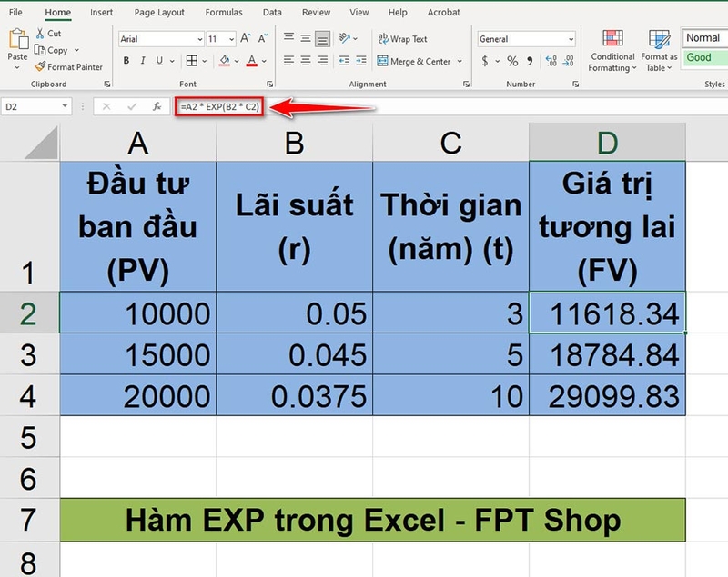 Hàm EXP - 05