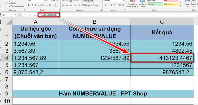 Hàm NUMBERVALUE - 11