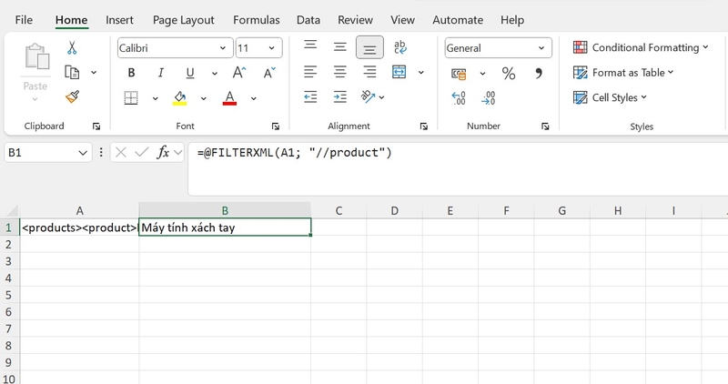 hàm filterxml ảnh 2