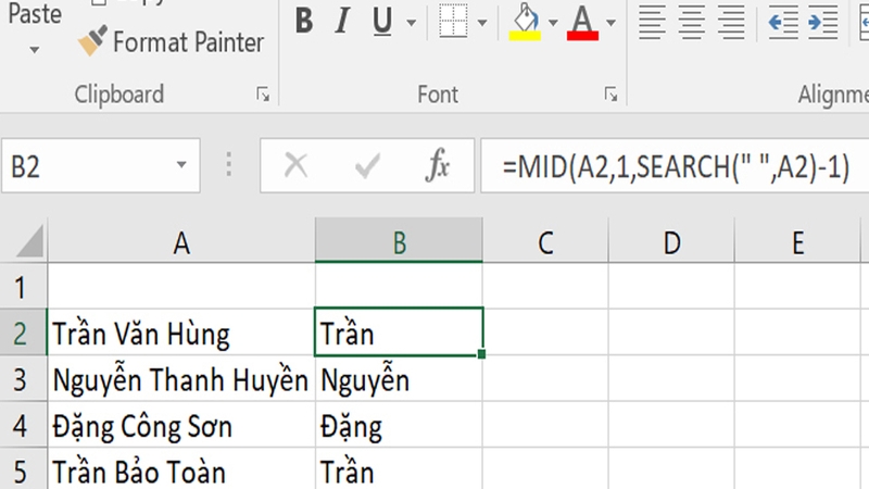 Kết hợp các hàm để lấy ký tự