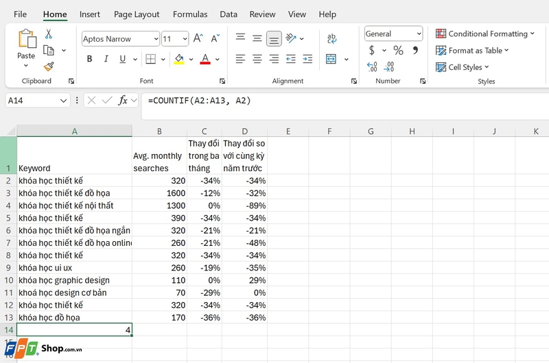 Hàm lọc trùng trong Excel ảnh 7