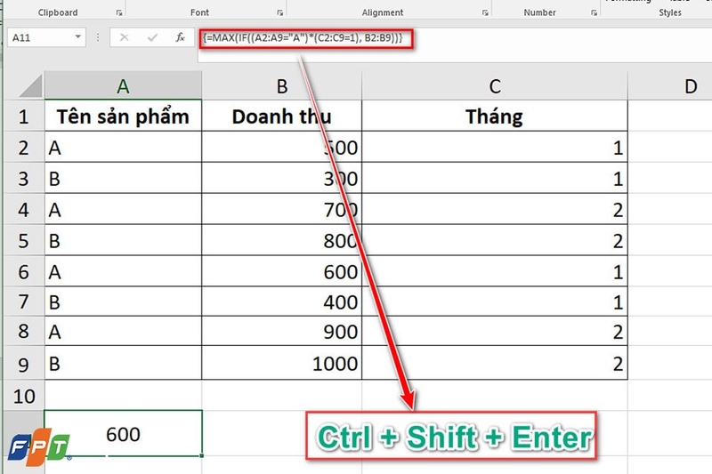 Hàm MAX có điều kiện - Ảnh 06