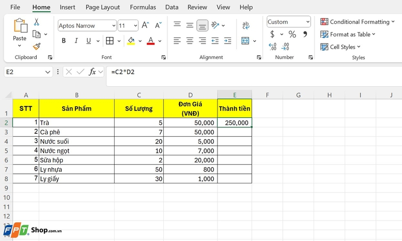 hàm nhân trong Excel ảnh 12