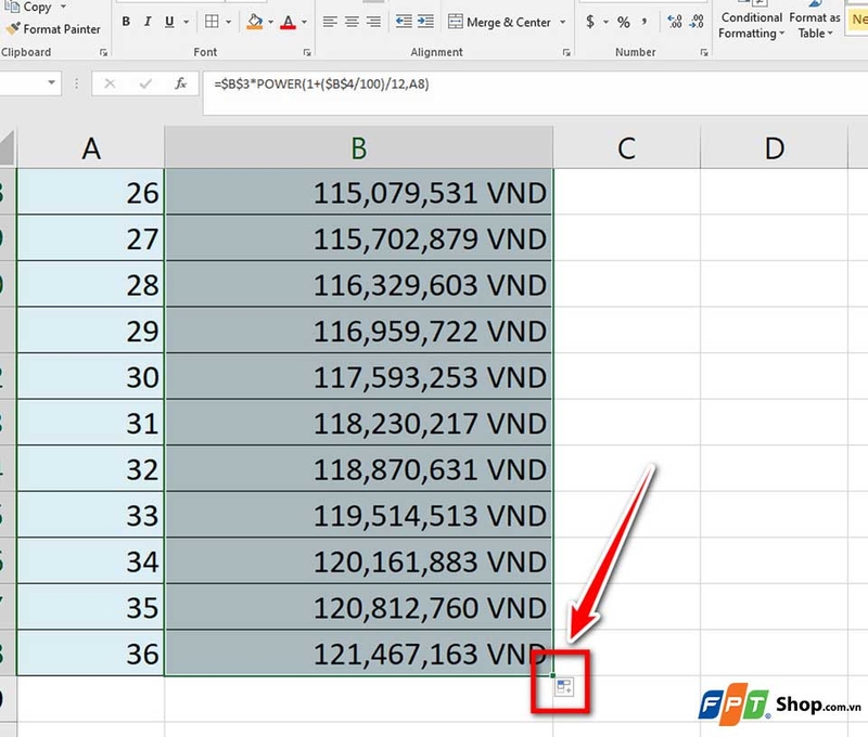 Cách dùng hàm POWER trong Excel - 07