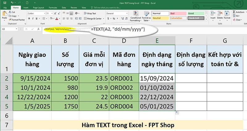 Hàm TEXT - 05