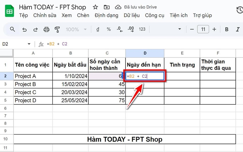Hàm TODAY - 06