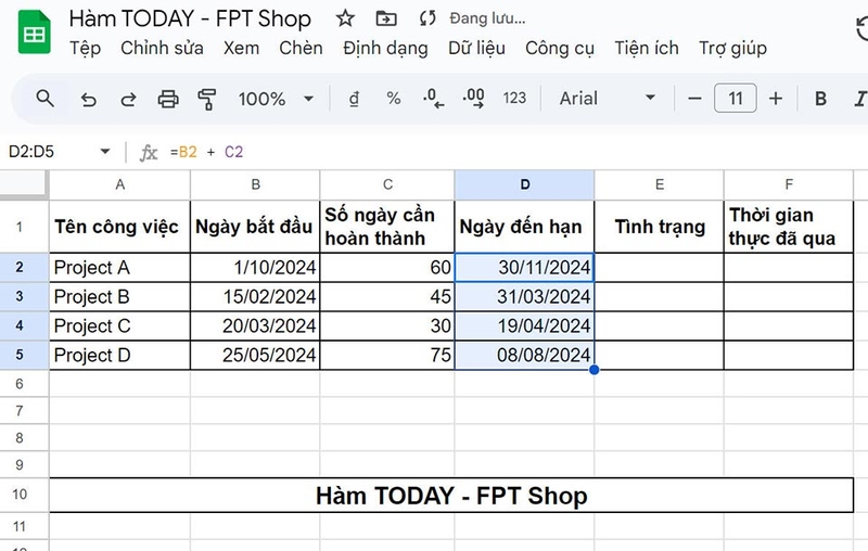 Hàm TODAY - 07