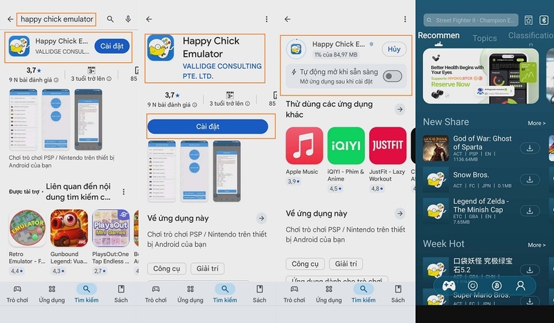 Cách tải về Happy Chick Emulator cho thiết bị Android của bạn