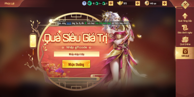 Cách nhập code game Huyết Ảnh Song Sinh 2