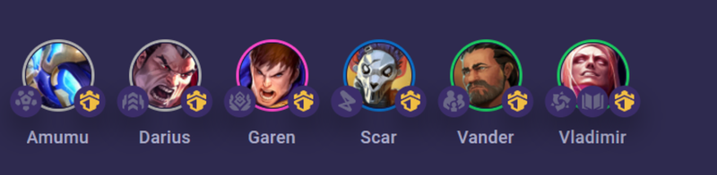 Danh sách các tướng trong hệ Watcher