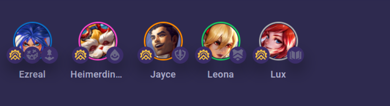 Danh sách các tướng trong tộc Academy