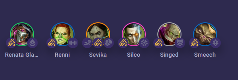 Danh sách các tướng trong tộc Chem-Baron