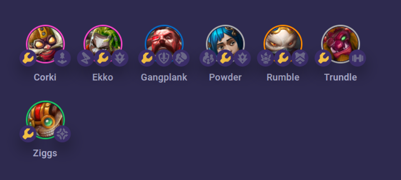 Danh sách các tướng trong tộc Scrap