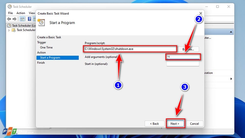 Hẹn giờ tắt máy Win 11 - 09