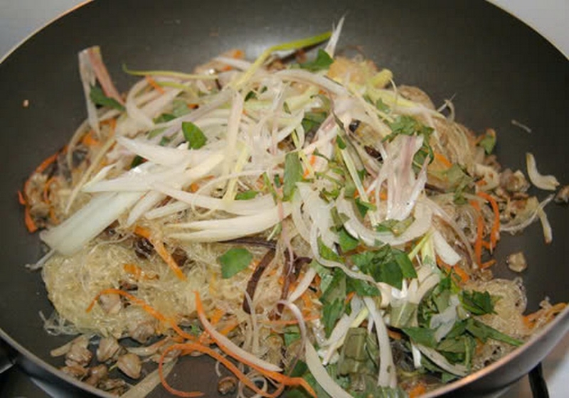 hến xào miến ảnh 4