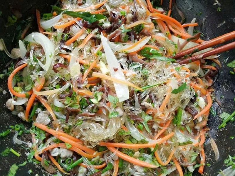 hến xào miến ảnh 6