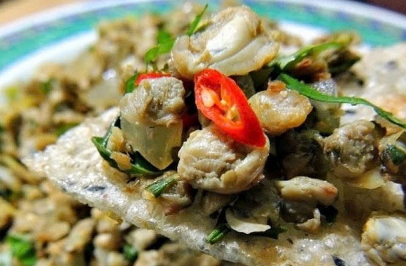 hến xào rau răm ảnh 1