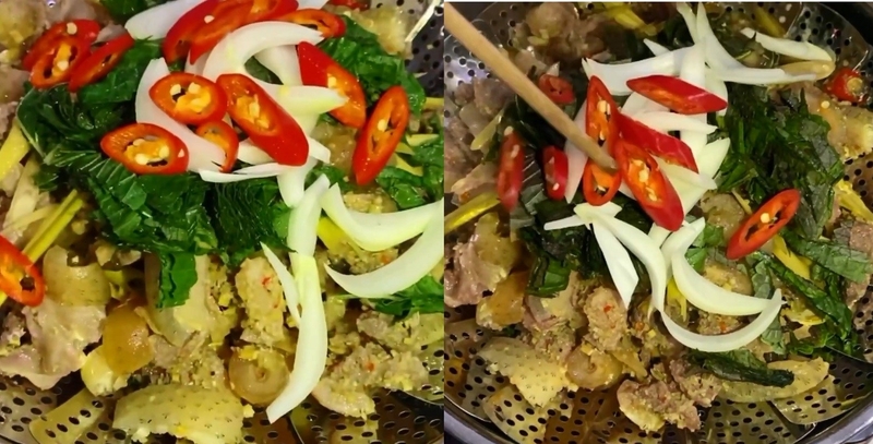 heo rừng hấp tía tô 6