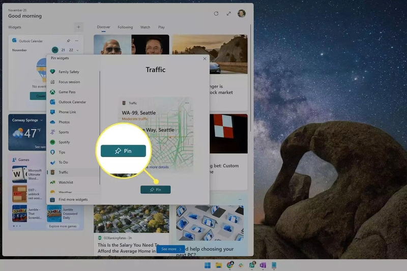 hiển thị đồng hồ trên desktop win 11 hình 3