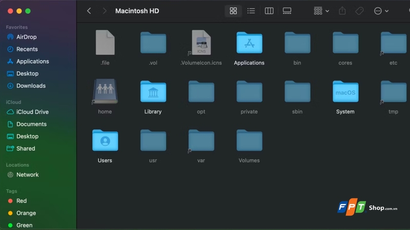 Vì sao một số file trên MacBook bị ẩn?