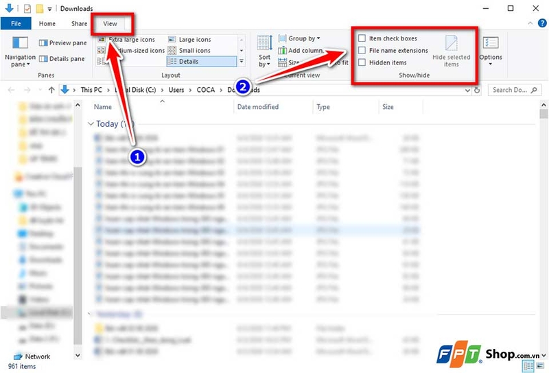 Bạn mở File Explorer trên máy tính Windows