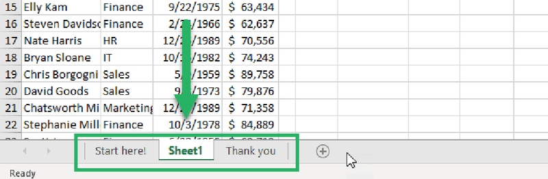 Cách hiển thị Sheet Tab trong Excel - 02