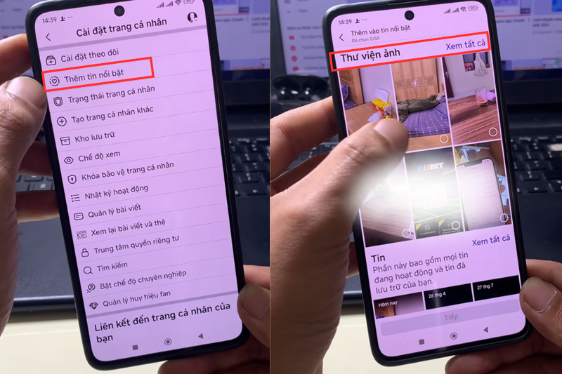 Hướng dẫn tạo tin nổi bật từ ảnh có sẵn trên Facebook - Bước 3