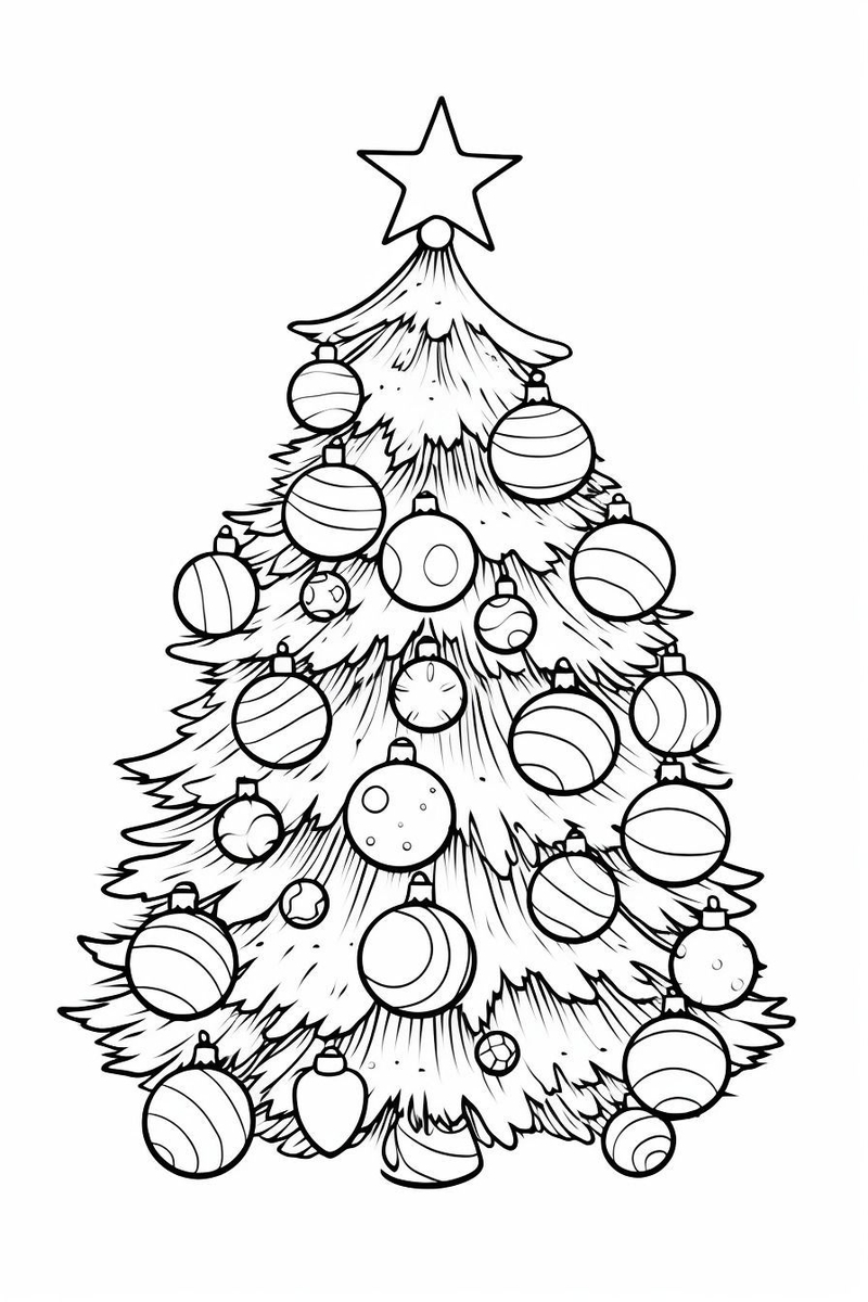 hình cây thông Noel hình 11