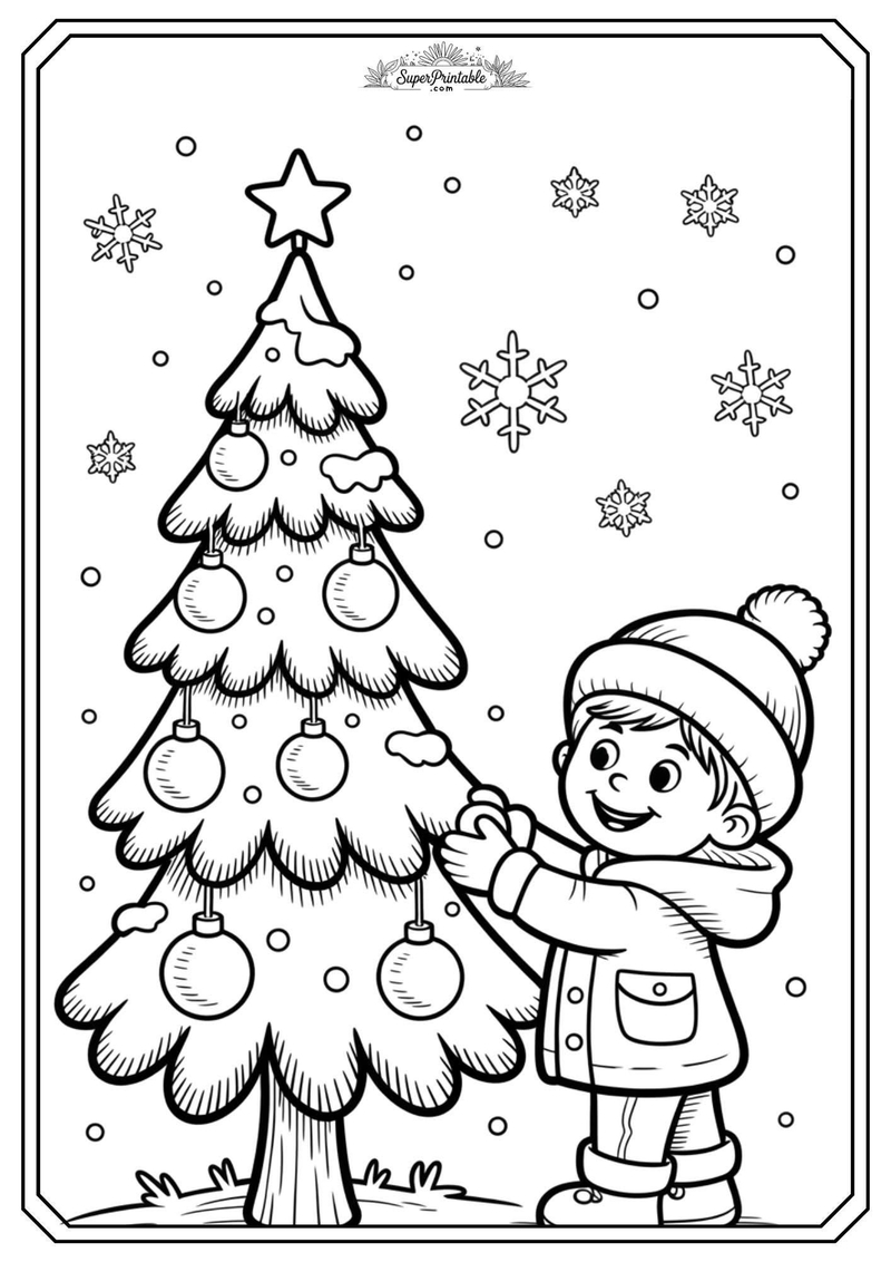 hình cây thông Noel hình 15