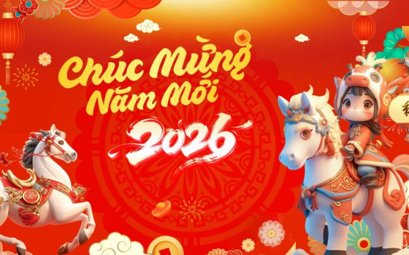 Hình nền linh vật và biểu tượng năm mới 4