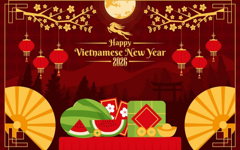 Hình nền Tết phong cách truyền thống 4