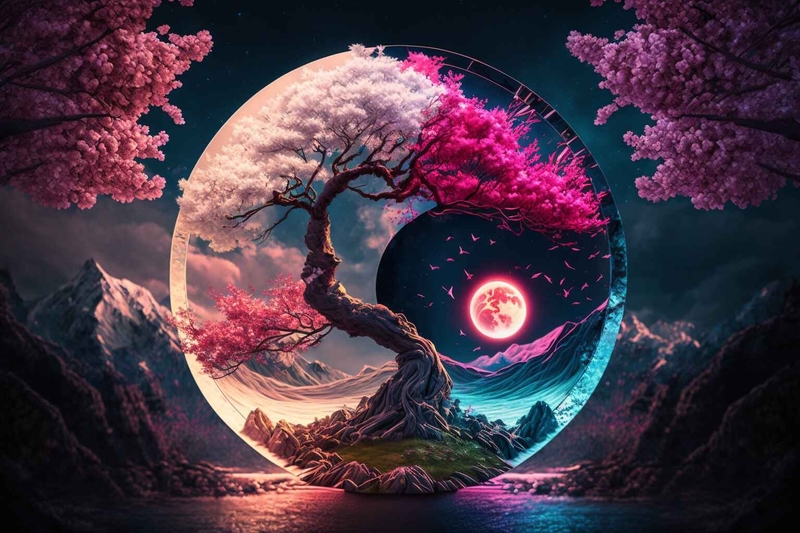 hình nền Âm Dương hình 15