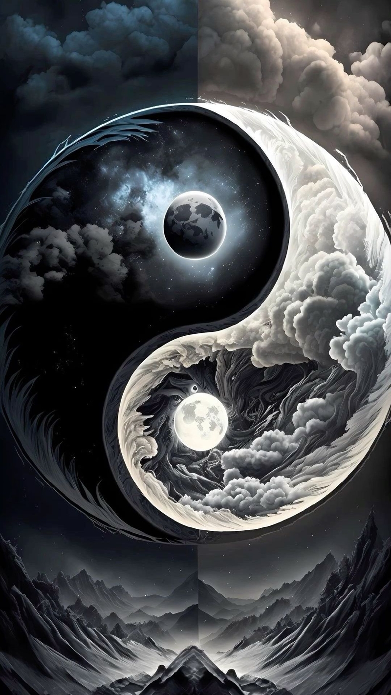 hình nền Âm Dương hình 24