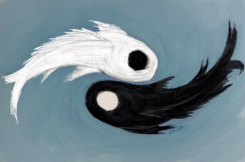 hình nền Âm Dương hình 5